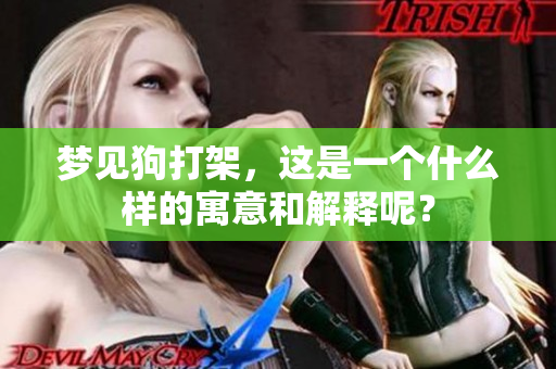 梦见狗打架，这是一个什么样的寓意和解释呢？
