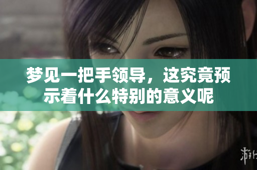 梦见一把手领导，这究竟预示着什么特别的意义呢