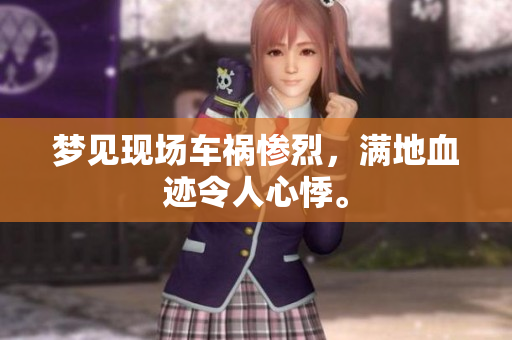 梦见现场车祸惨烈，满地血迹令人心悸。