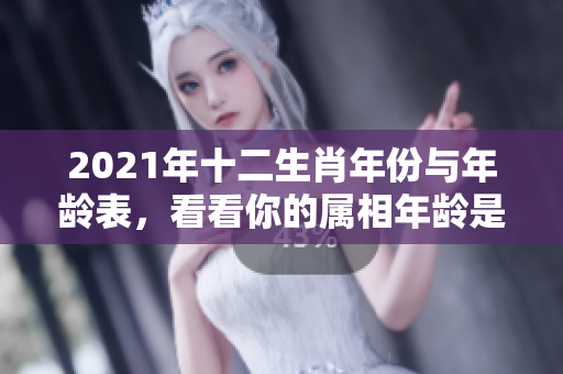2021年十二生肖年份与年龄表，看看你的属相年龄是多少呢