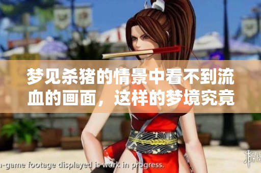 梦见杀猪的情景中看不到流血的画面，这样的梦境究竟预示着什么呢
