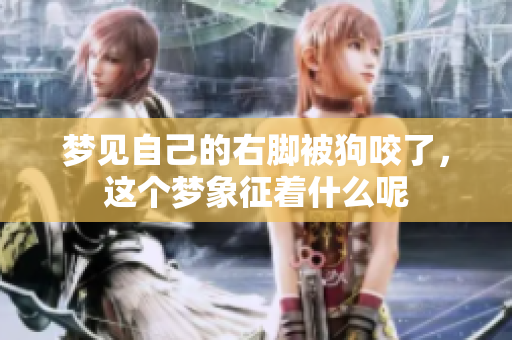 梦见自己的右脚被狗咬了，这个梦象征着什么呢