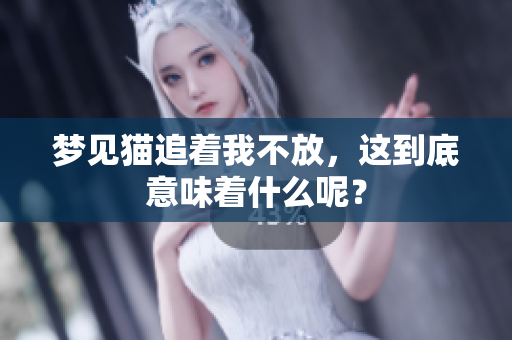 梦见猫追着我不放，这到底意味着什么呢？