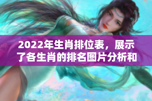 2022年生肖排位表，展示了各生肖的排名图片分析和详细解读