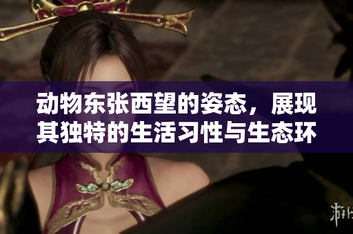 动物东张西望的姿态，展现其独特的生活习性与生态环境