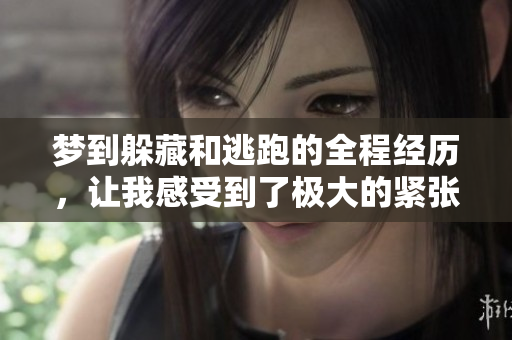 梦到躲藏和逃跑的全程经历，让我感受到了极大的紧张与**