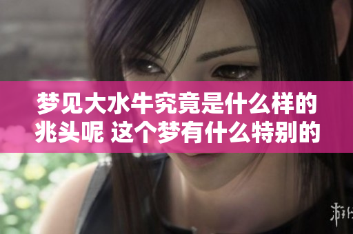 梦见大水牛究竟是什么样的兆头呢 这个梦有什么特别的寓意呢