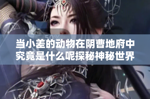 当小差的动物在阴曹地府中究竟是什么呢探秘神秘世界
