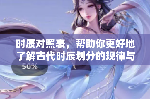 时辰对照表，帮助你更好地了解古代时辰划分的规律与意义