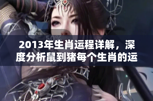 2013年生肖运程详解，深度分析鼠到猪每个生肖的运势解析