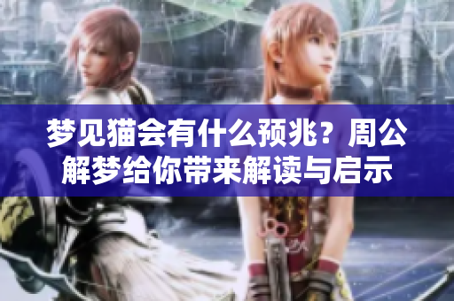 梦见猫会有什么预兆？周公解梦给你带来解读与启示