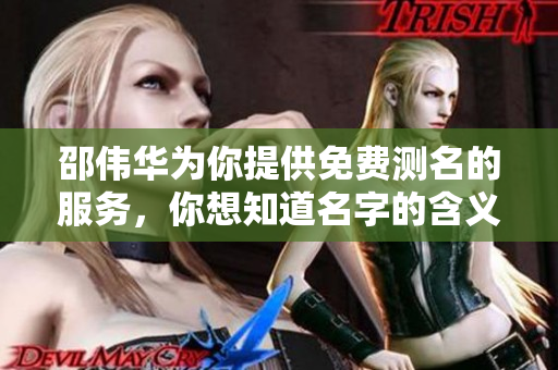 邵伟华为你提供免费测名的服务，你想知道名字的含义吗