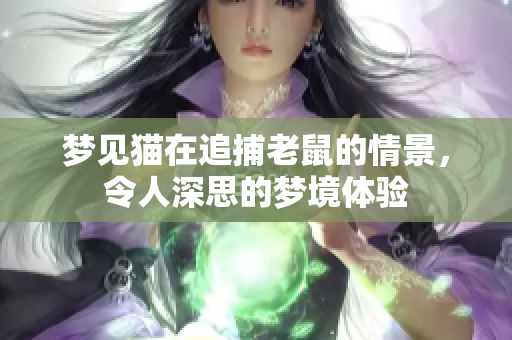 梦见猫在追捕老鼠的情景，令人深思的梦境体验