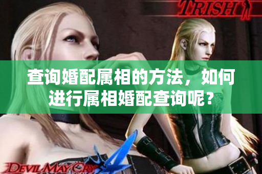 查询婚配属相的方法，如何进行属相婚配查询呢？