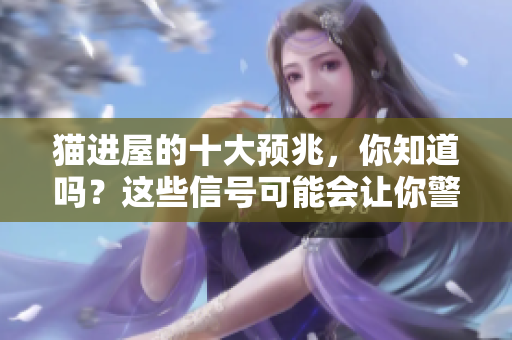 猫进屋的十大预兆，你知道吗？这些信号可能会让你警觉起来！