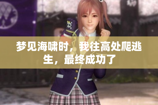 梦见海啸时，我往高处爬逃生，最终成功了