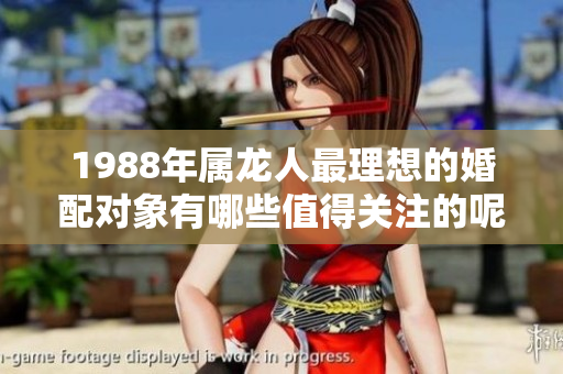 1988年属龙人最理想的婚配对象有哪些值得关注的呢