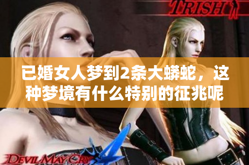 已婚女人梦到2条大蟒蛇，这种梦境有什么特别的征兆呢？