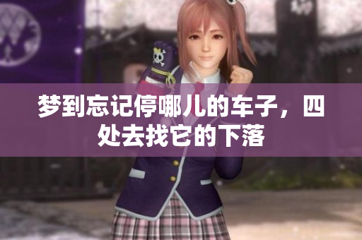梦到忘记停哪儿的车子，四处去找它的下落