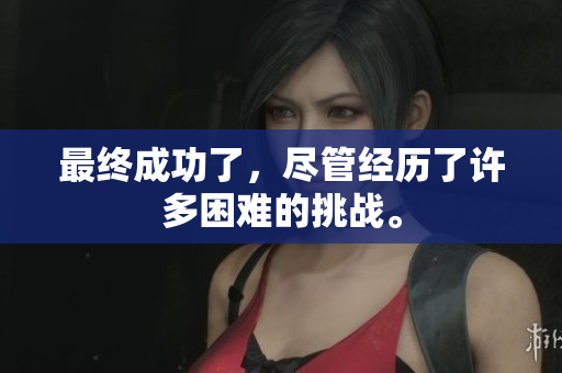 最终成功了，尽管经历了许多困难的挑战。