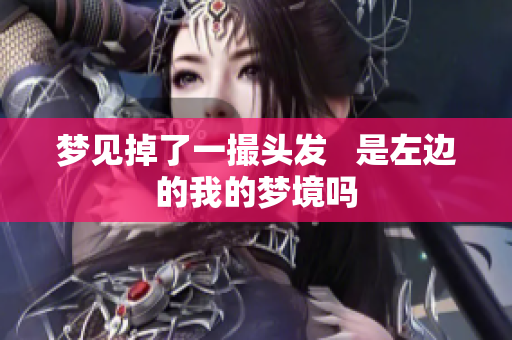 梦见掉了一撮头发   是左边的我的梦境吗